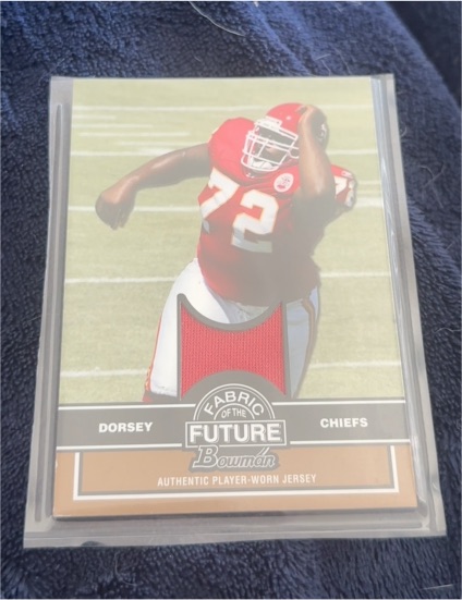 2008 Bowman Fabric of the Future #FFGD Glenn Dorsey — front