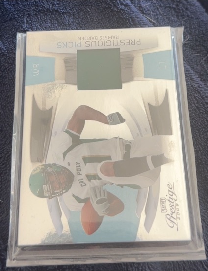 2009 Playoff Prestige Prestigious Picks Blue #47 Ramses Barden — front