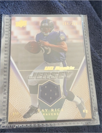 2008 Upper Deck Rookie Jersey #UDRJ-RR Ray Rice — front