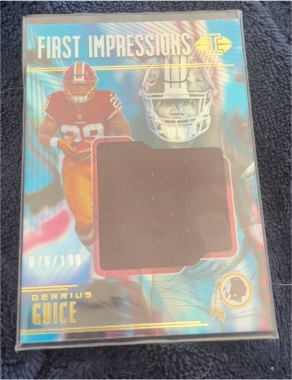 2018 Panini Illusions First Impressions #FI-DG Derrius Guice — front