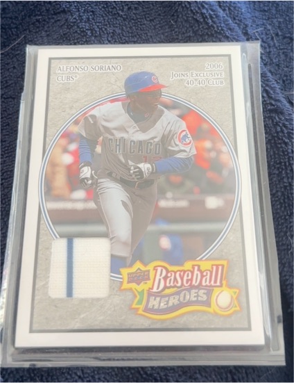 2008 Upper Deck Baseball Heroes Charcoal Alfonso Soriano — front