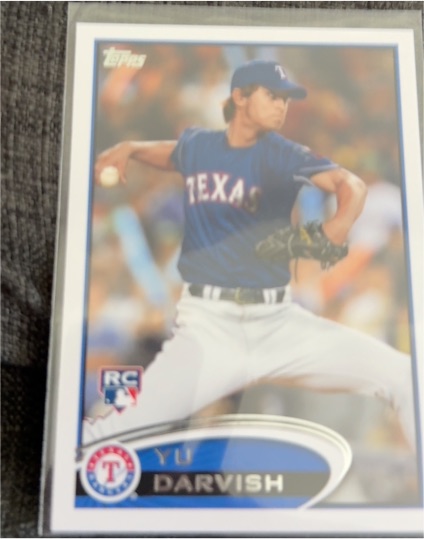 2012 Topps #660 Yu Darvish Rookie Card — front