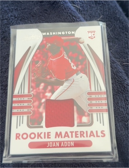 2022 Panini Absolute Rookie Materials #ARM-JA Joan Adon — front