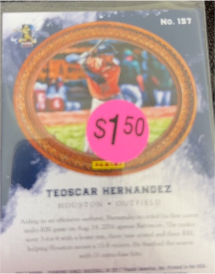 1994 Fleer #157 Tedscar Hernandez — front