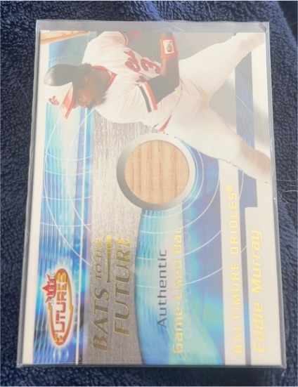 2001 Fleer Futures Bats to the Future #14 Eddie Murray — front