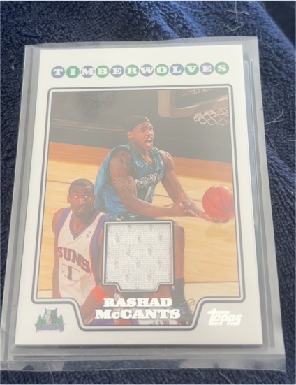 2008-09 Topps Retail Relics #TBKR9 Rashad McCants — front