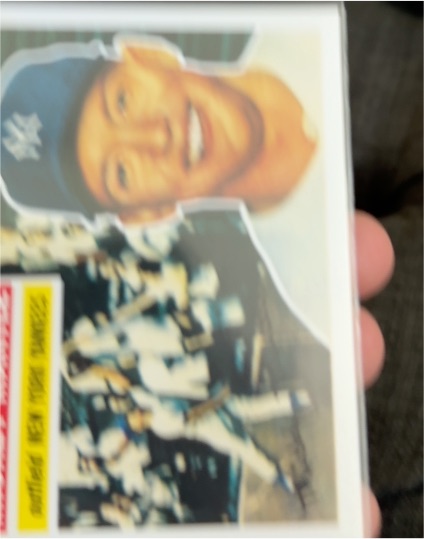 1956 Topps #135 Mickey Mantle — front