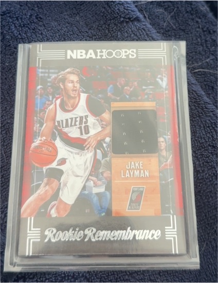 2017-18 Panini NBA Hoops Rookie Remembrance #RR-JL Jake Layman — front