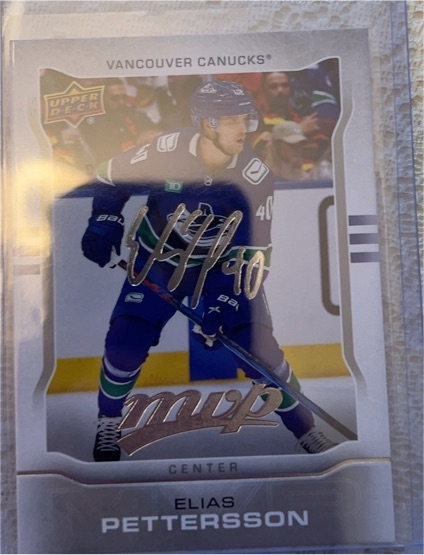 2024-25 Upper Deck MVP #MR-13 Elias Pettersson — front