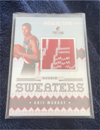 2023-24 Panini NBA Hoops Rookie Sweaters #RSW-KMU Kris Murray — front
