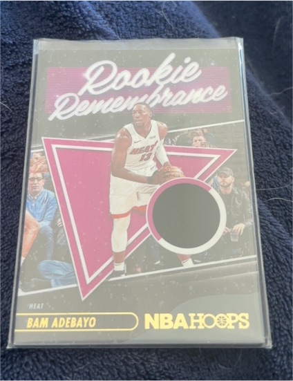 2021-22 Panini NBA Hoops Rookie Remembrance #RR-BAM Bam Adebayo — front