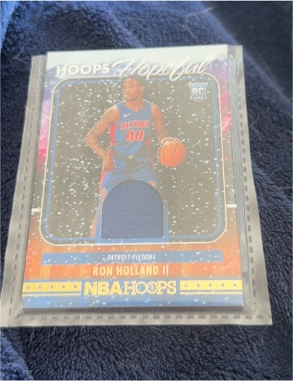 2024-25 Panini NBA Hoops Hoops Hopeful Memorabilia #HHM-RHI Ron Holland II — front
