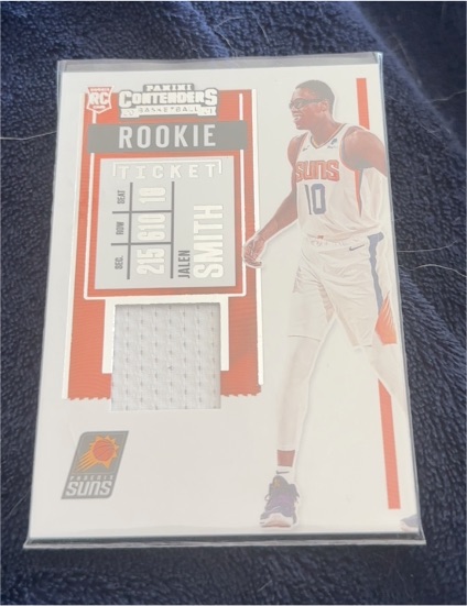 2020-21 Panini Contenders #RS-JSM Jalen Smith Rookie Ticket Swatches — front