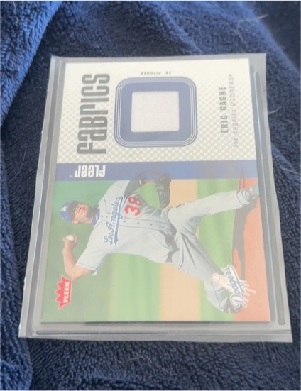 2006 Fleer Fabrics #FF-EG Eric Gagne — front