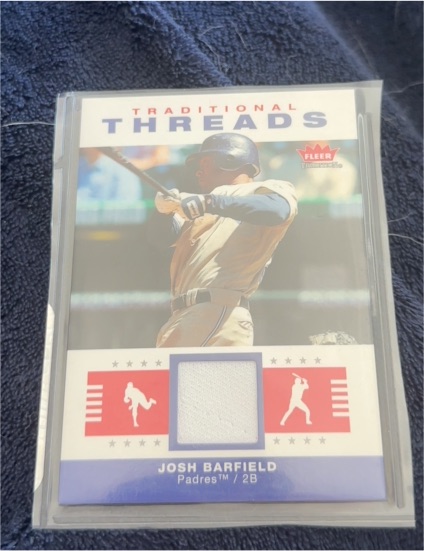 2006 Fleer Tradition Traditional Threads #TT-JB Josh Barfield — front