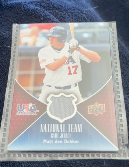 2009 Upper Deck USA National Team #USA-MD Matt den Dekker — front