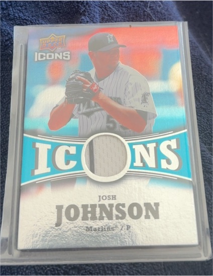 2009 Upper Deck Icons #IC-JJ Josh Johnson — front