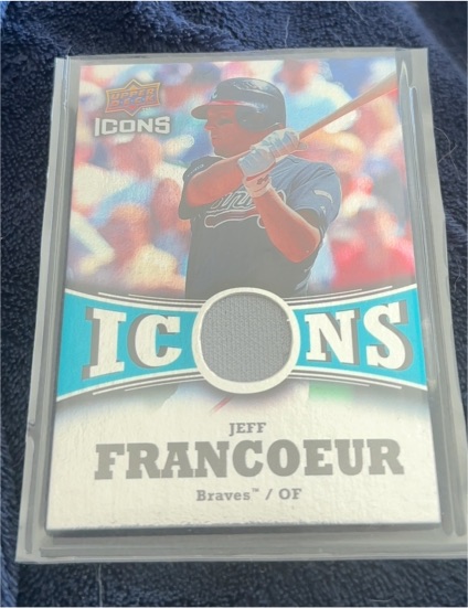 2009 Upper Deck Icons #IC-JF Jeff Francoeur — front