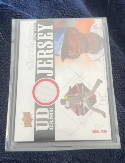 2010 Upper Deck UD Game Jersey #RE Jose Reyes — front