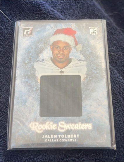 2022 Panini Donruss #RHS-31 Jalen Tolbert Rookie Holiday Sweater — front
