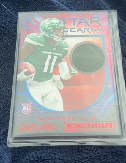 2020 Panini Rookies & Stars Star Search Relics Denzel Mims #SS-DM — front