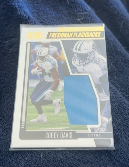 2022 Panini Score Freshman Flashbacks #FF Corey Davis — front