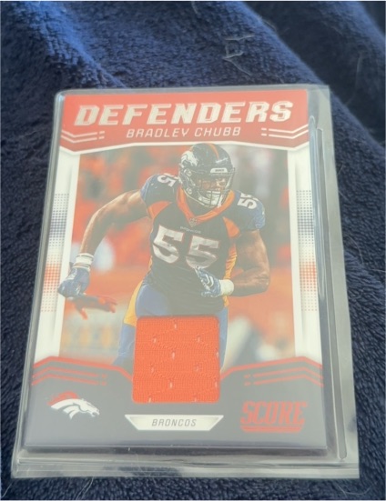 2019 Panini Score Defenders #D-6 Bradley Chubb — front