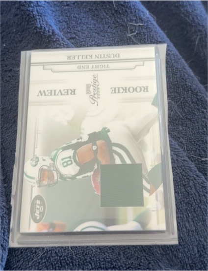 2010 Panini Prestige Rookie Review Dustin Keller — front