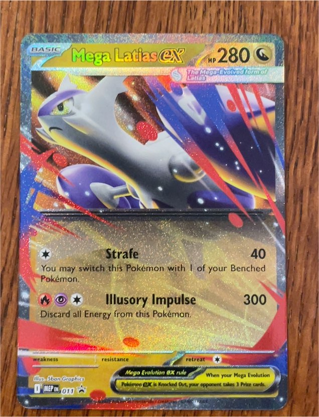 2009 Pokémon Black Star Promo #011 Mega Latias ex — front