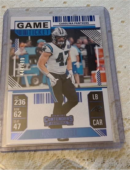 2024 Panini Contenders #13 Josey Jewell — front