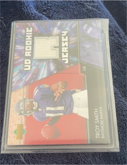 2007 Upper Deck UD Rookie Jerseys #UDRJ-TS Troy Smith — front