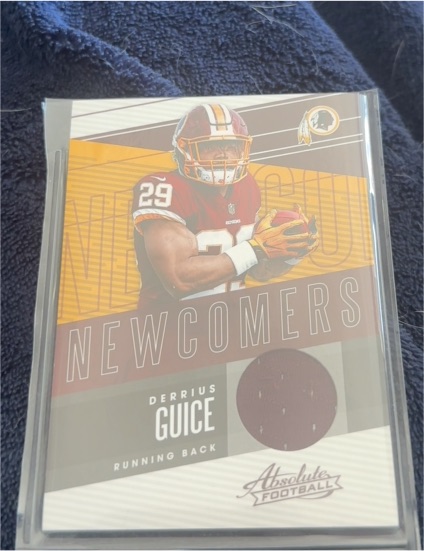 2018 Panini Absolute Newcomers #NC-DG Derrius Guice — front