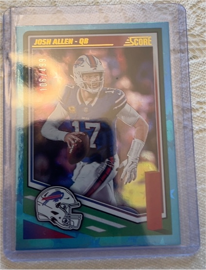 2025 Panini Score #106 Josh Allen — front