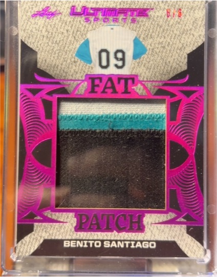 2024 Leaf Ultimate Sports Fat Patch Benito Santiago — front