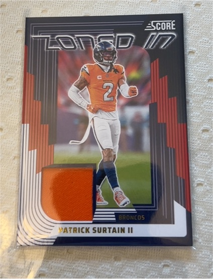 2025 Panini Score Zoned In #ZON-PSN Patrick Surtain II — front