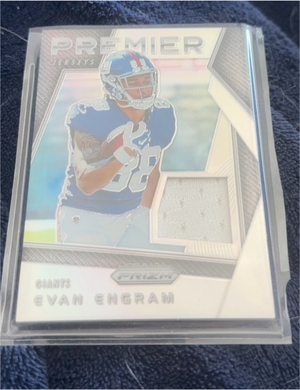 2017 Panini Prizm Premier Jerseys Evan Engram — front