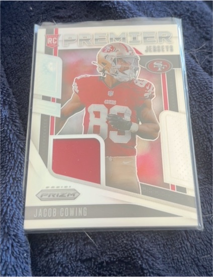 2024 Panini Prizm Premier Jerseys #PJ-JCG Jacob Cowing — front