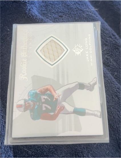 2008 SP Authentic #RA-5 Jake Long Rookie Authentics Jersey — front