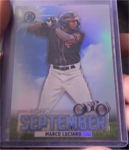 2023 Bowman Chrome #SOS-17 Marco Luciano — front