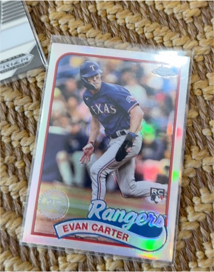 2024 Topps Chrome 1989 Topps Baseball #89CB-13 Evan Carter — front