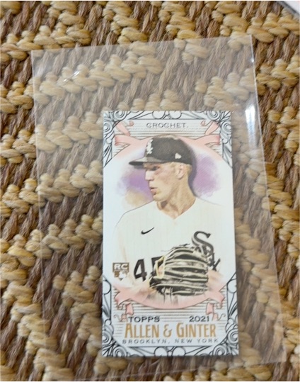 2021 Topps Allen & Ginter #220 Garrett Crochet — front