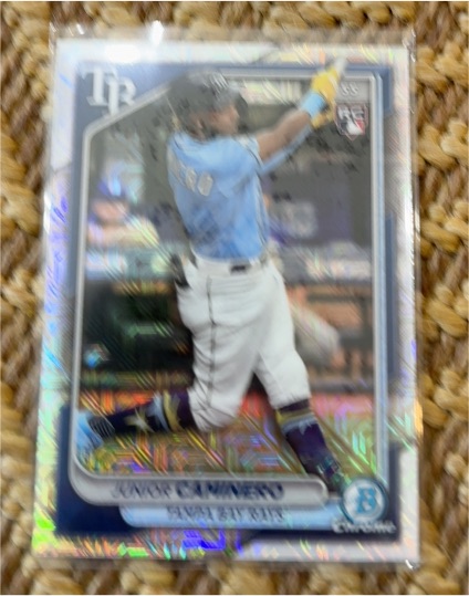 2024 Bowman Chrome #56 Junior Caminero — front