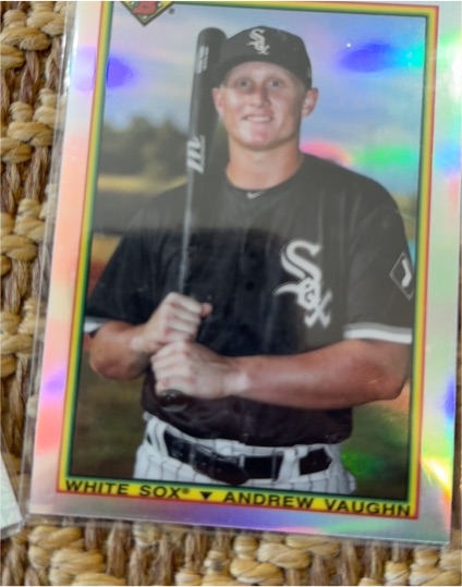 2020 Bowman Chrome 1990 Bowman #90B-AV Andrew Vaughn — front