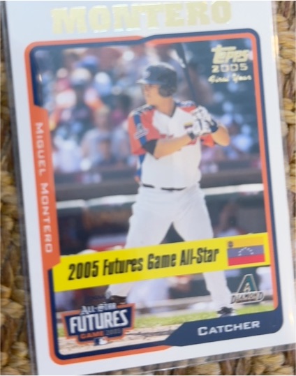 2005 Topps Update #UH208 Miguel Montero — front