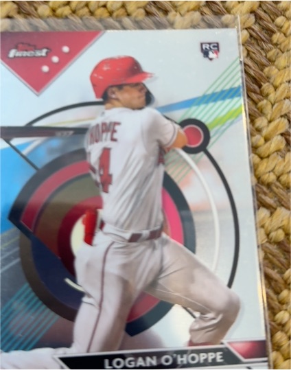 2023 Topps Finest #19 Logan O'Hoppe — front