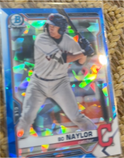 2021 Bowman Chrome Sapphire #BCP-124 Bo Naylor — front