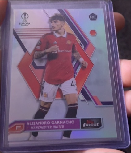 2022-23 Topps Finest UEFA #101 Alejandro Garnacho — front