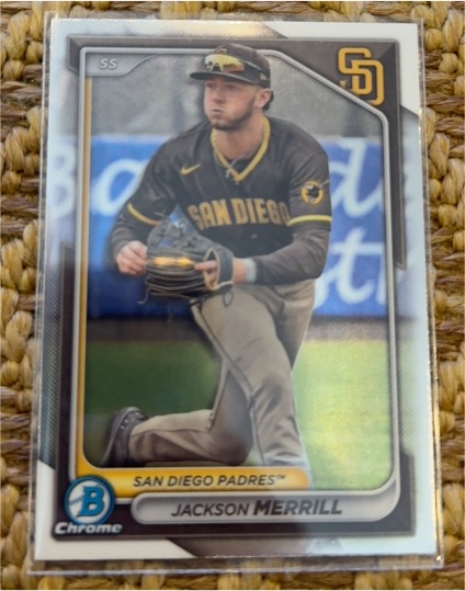 2024 Bowman Chrome Prospects #BCP-145 Jackson Merrill — front
