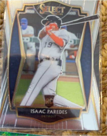 2021 Panini Select #113 Isaac Paredes Rookie Premier Level — front
