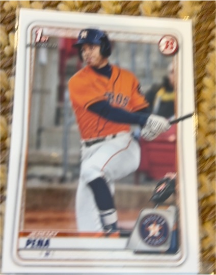 2020 Bowman #BP-61 Jeremy Pena — front